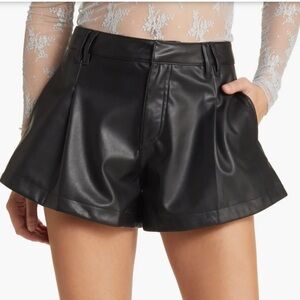 Faux Leather Free People shorts